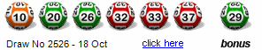 Draw: 2526 - 10,20,26,32,33,37, bonus 29